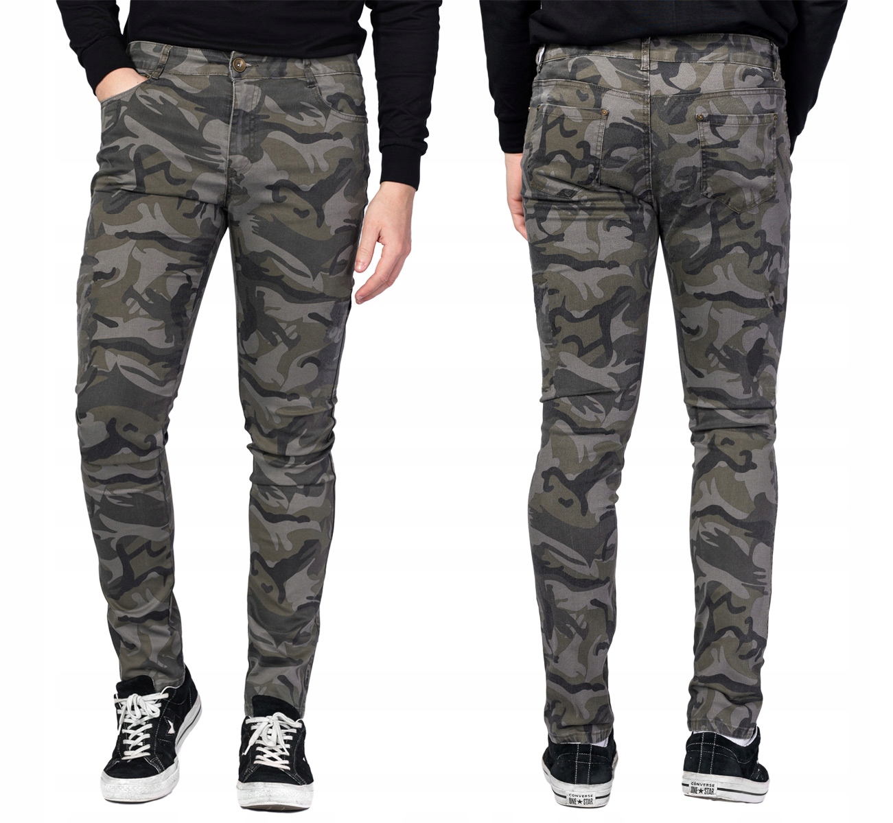 

Spodnie Męskie Moro Bojówki Wojskowe 4806 r 86 cm