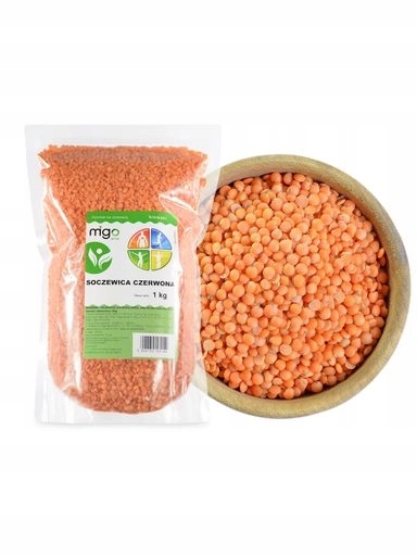 5 x MIGOgroup, Červená čočka (1 kg) – MIGOgroup