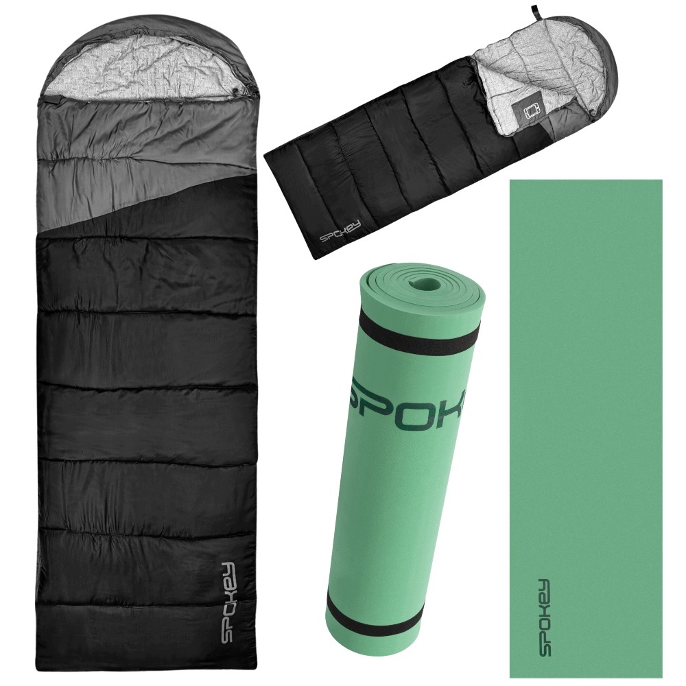 Turistický kempingový spací pytel Teplý pod Stan 230 x 75 cm karimatka
