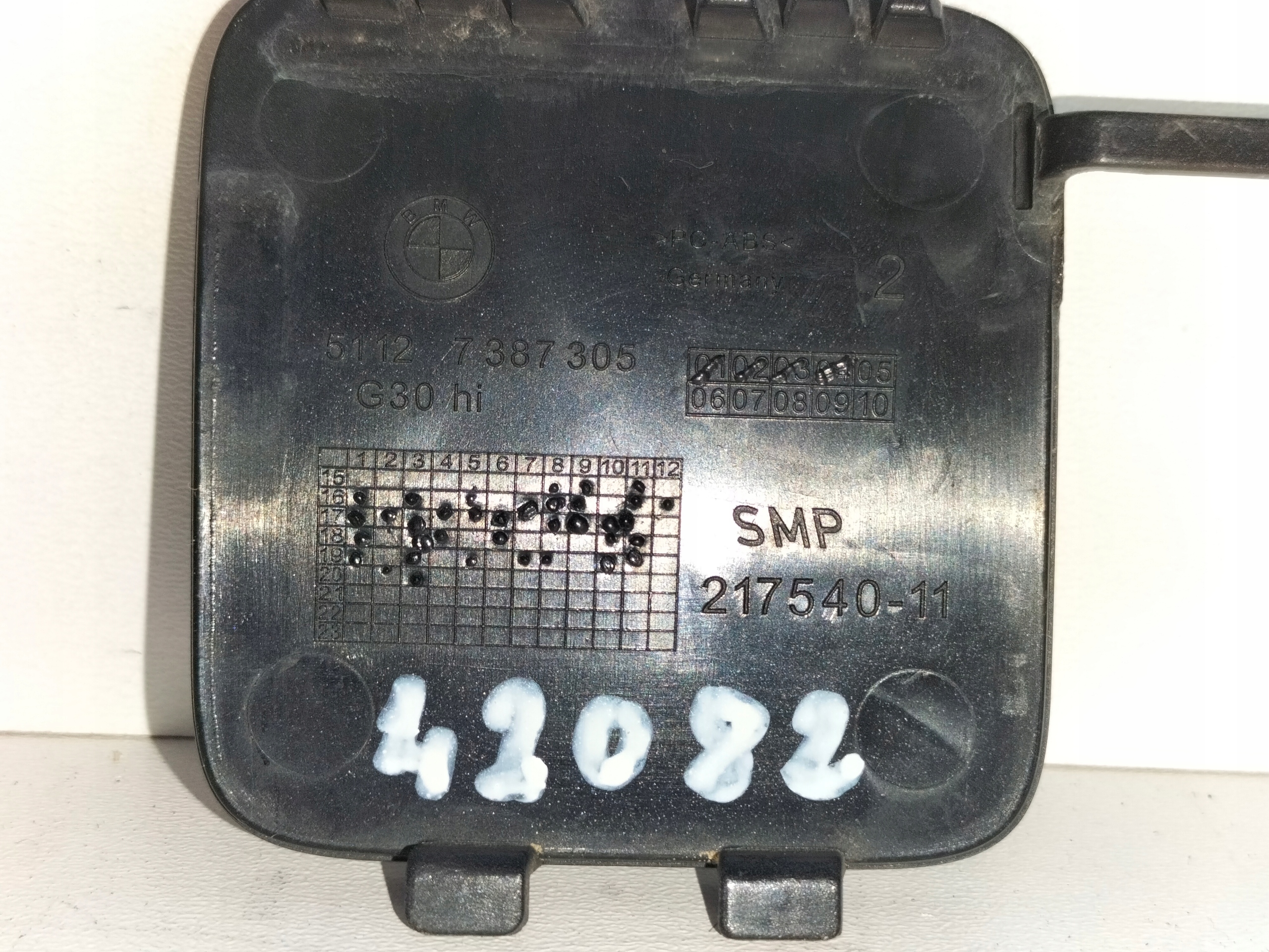 Abschleppöse der Stoßstange heck BMW 5 G30 17