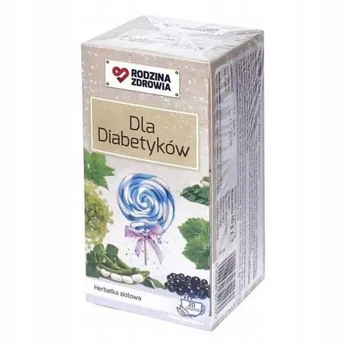 

Zioła dla diabetyków 20 saszetek Rodzina Zdrowia