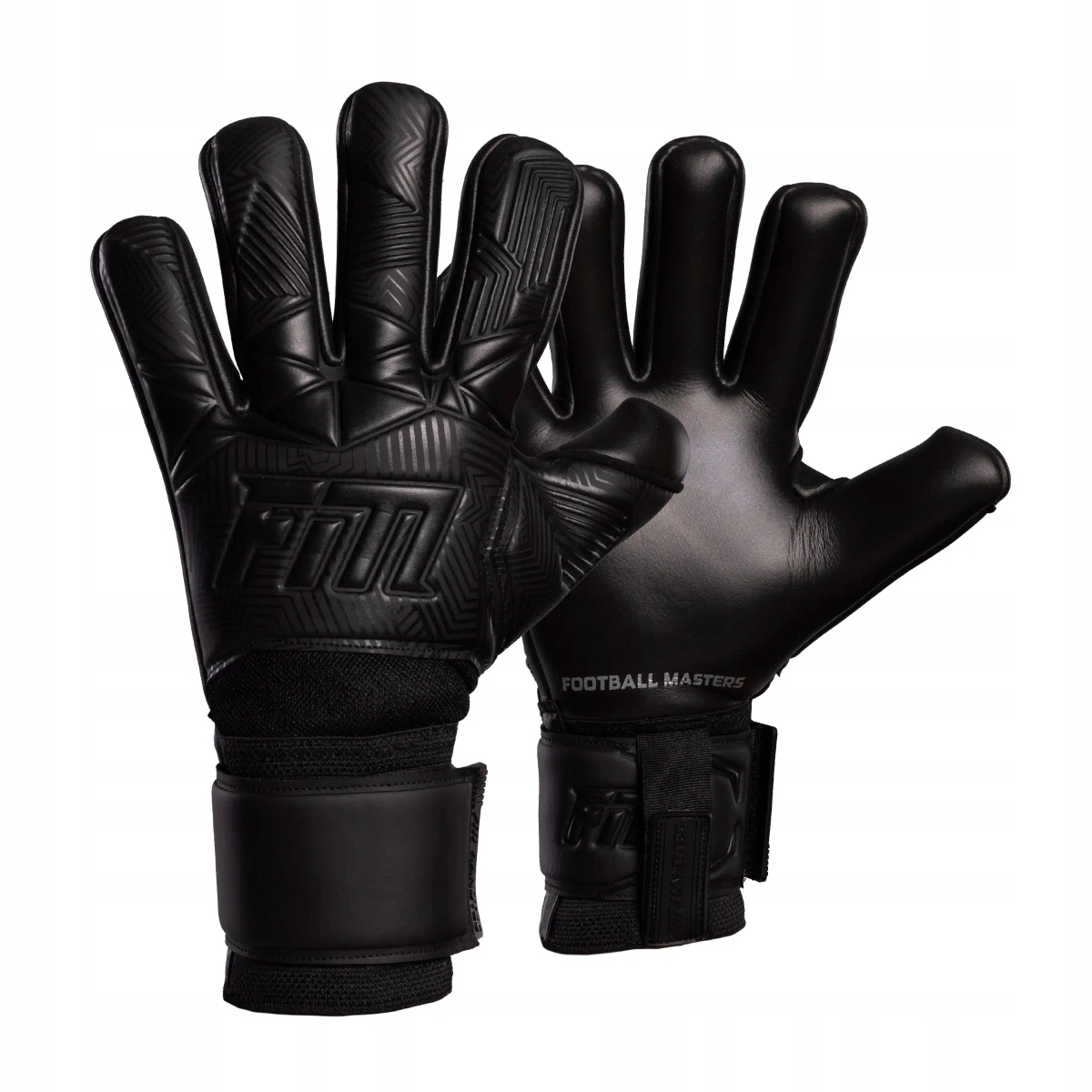 Football Masters Rękawice Bramkarskie Varis X All Black r.9