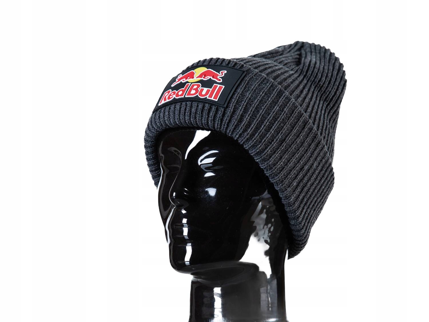 Ciepła czapka Red Bull ciemno szara
