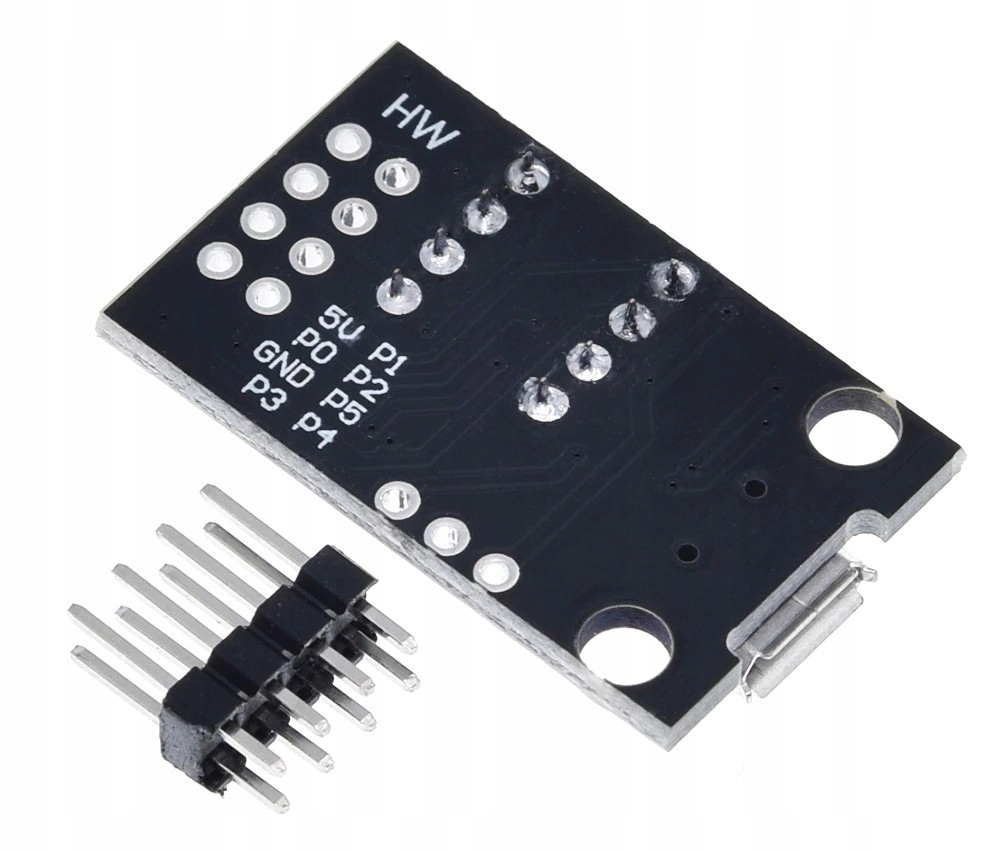783 Programator ATtiny13A/25/45/ATtiny85 Waga produktu z opakowaniem jednostkowym 0.1 kg
