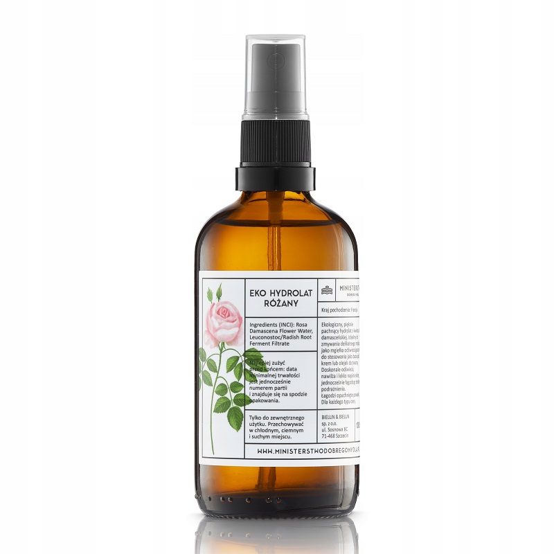 MINISTERSTWO DOBREGO MYDŁA HYDROLAT RÓŻANY 100ML Z RÓŻY