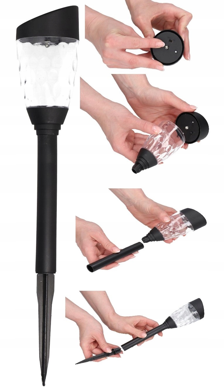 LAMPA SOLARNA LED LAMPA OGRODOWA WBIJANA