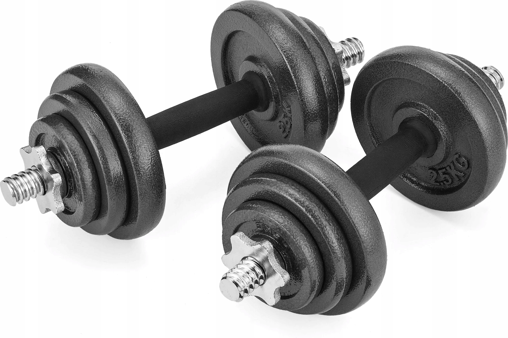 ZESTAW HANTLI ŻELIWNYCH 20KG HANTLE REGULOWANE Kod producenta Gy-223281315