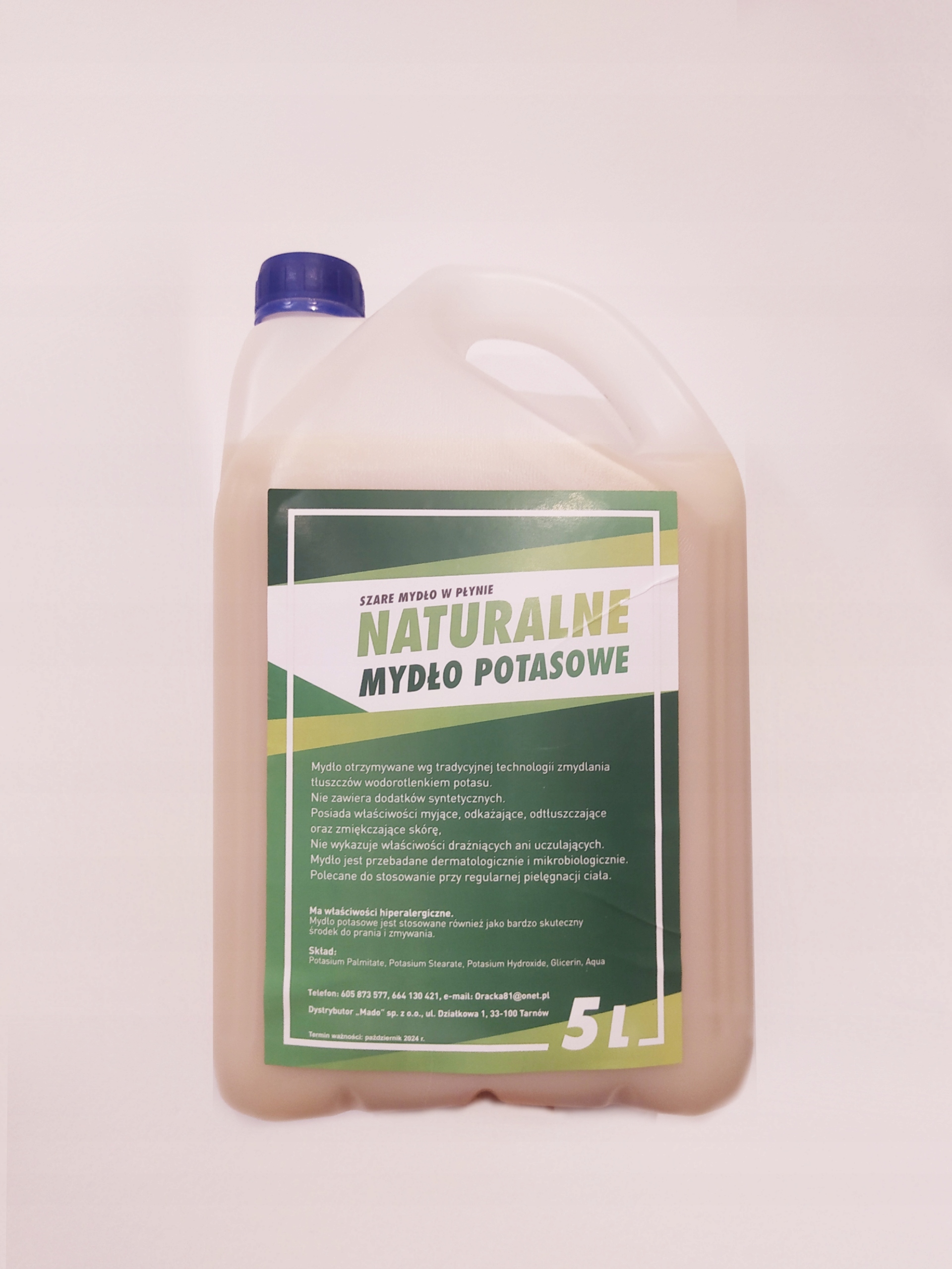 Levně Přírodní šedé draselné mýdlo sada 2x5 l
