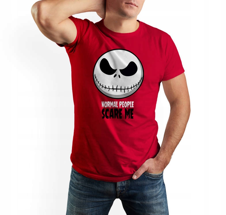 

T-shirt męski Normal People Scare Me 4XL