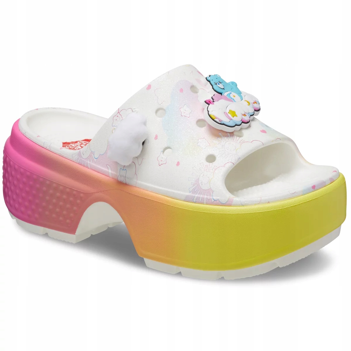 Crocs Dámské boty Nazouváky Platforma Stomp Care Bears 210108 Slide 41-42