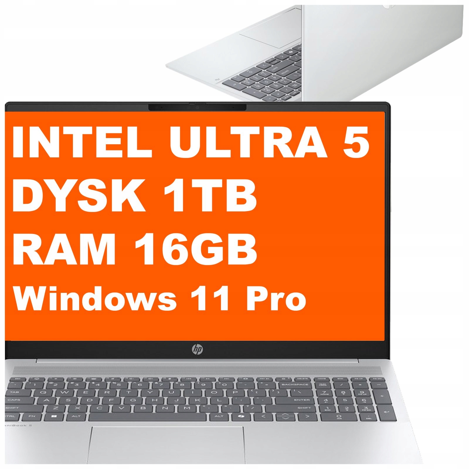 Laptop Hp OmniBook 5 16-af Ultra 5 16GB 1TB Intel Graphics 2k W11P Srebrny