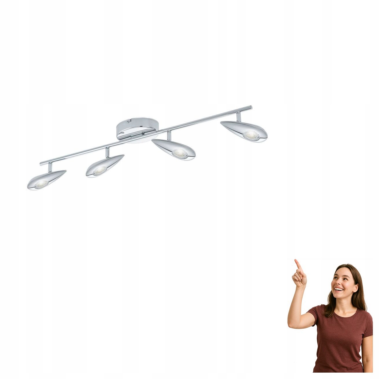 Led spotová reflektorová lampa 4x3,3W Pedregal 95753 Eglo