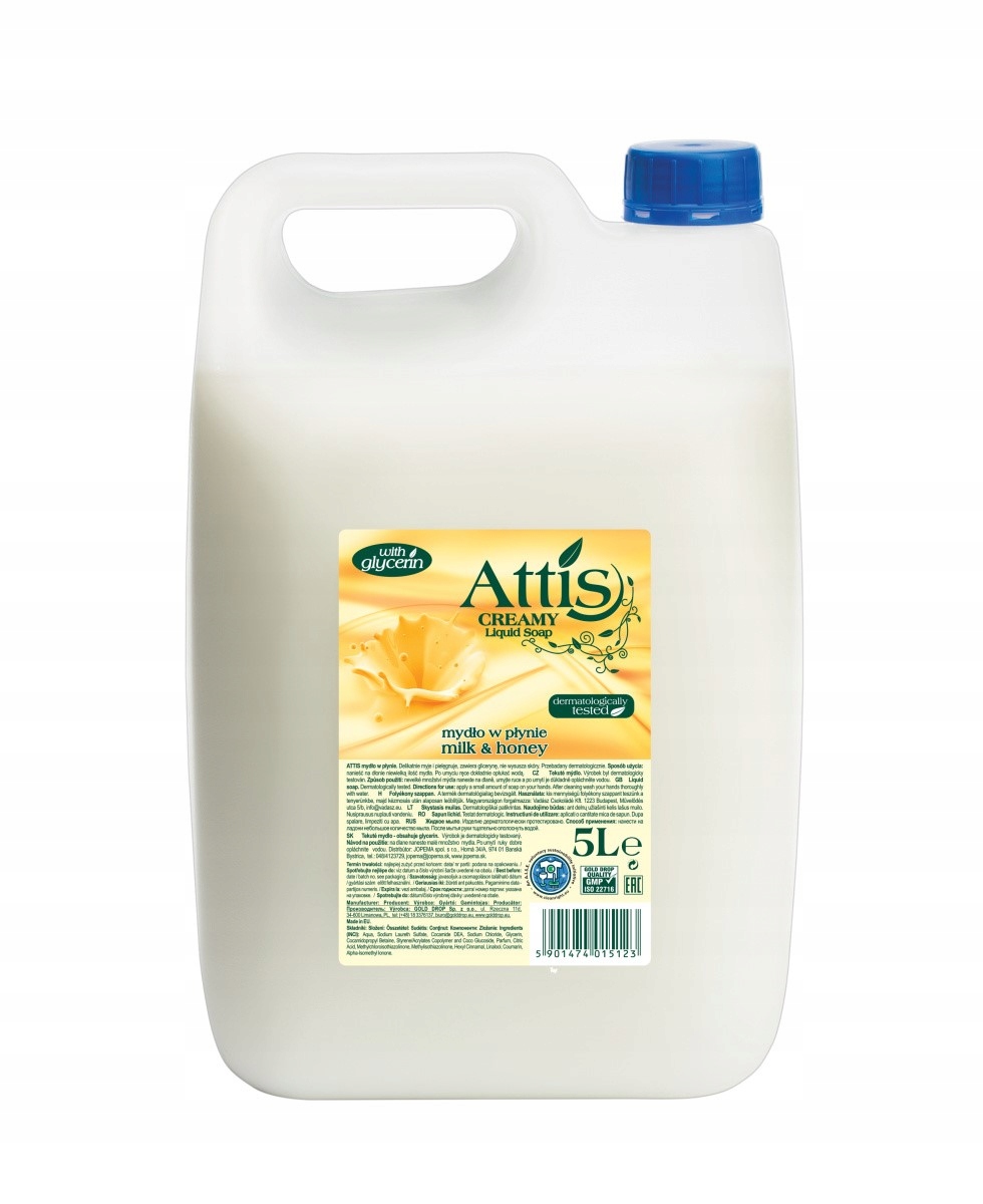 

Attis Mydło w Płynie 5L Mleko Miód Milk Honey
