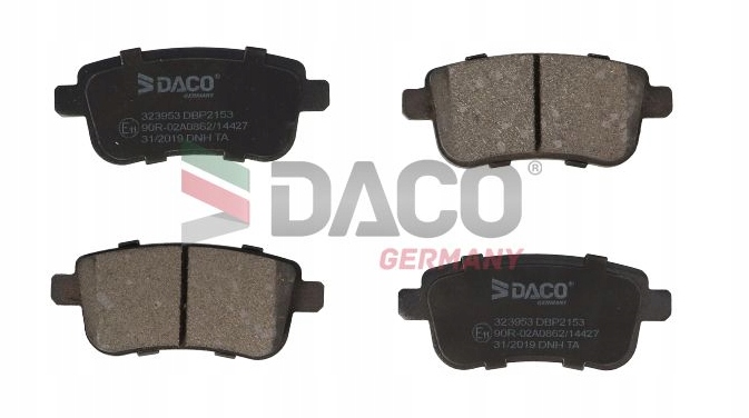 Tarcze + klocki Renault Grand Scenic III TYŁ BDB JAKOŚĆ Producent części DACO