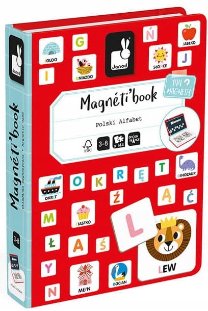 

Magnetyczna układanka Polski Alfabet Janod 3 lata+