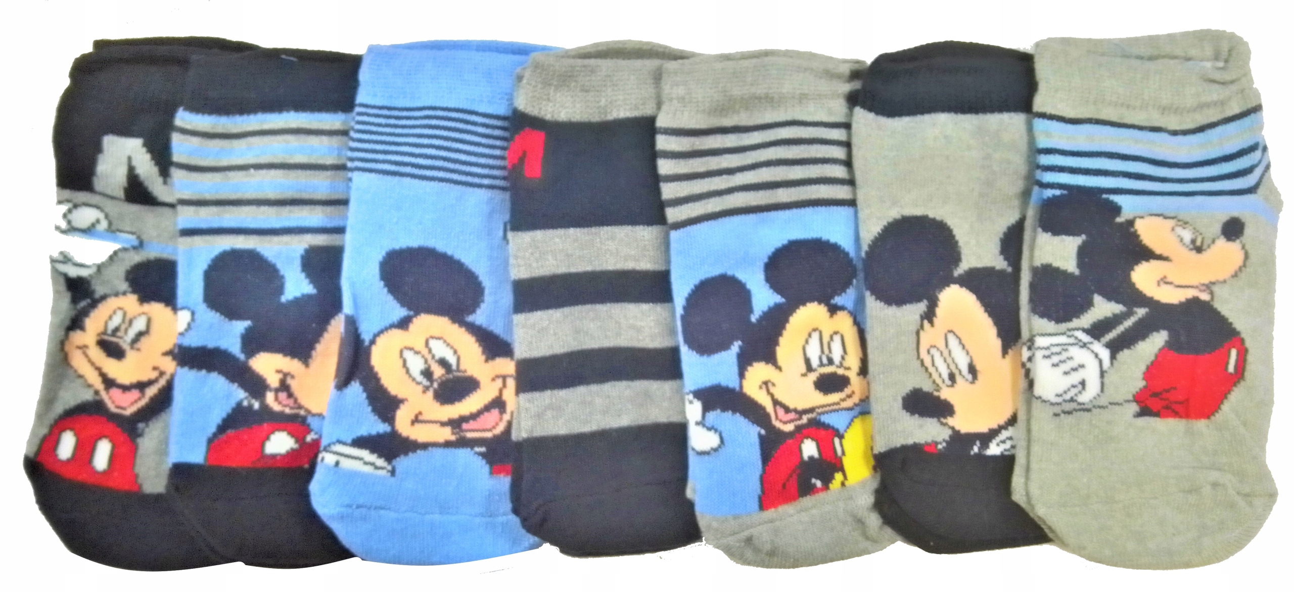 

Myszka Mickey skarpety stopki chłop 7 par r 27/30
