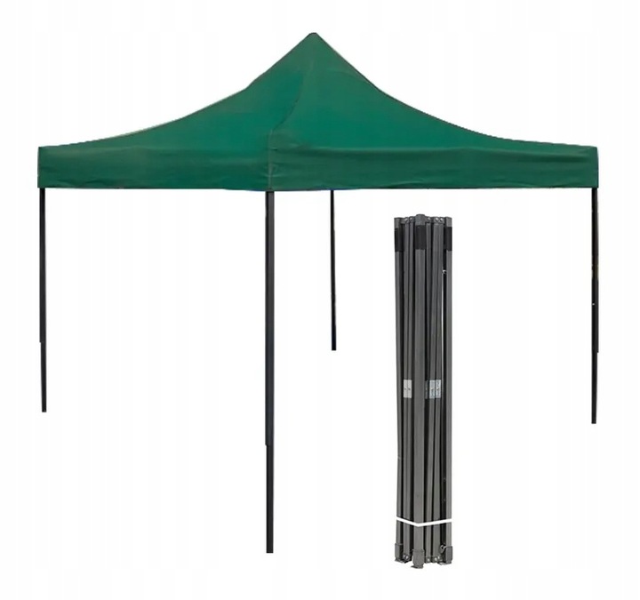 Pawilon Namiot Ogrodowy Handlowy Ekspresowy Targowy 3x3m zielony