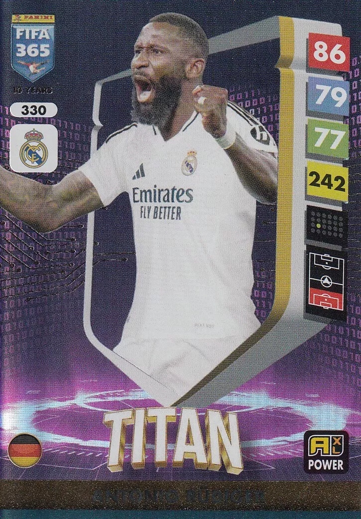 Fifa 365 2025 Titans Antonio Rudiger 330