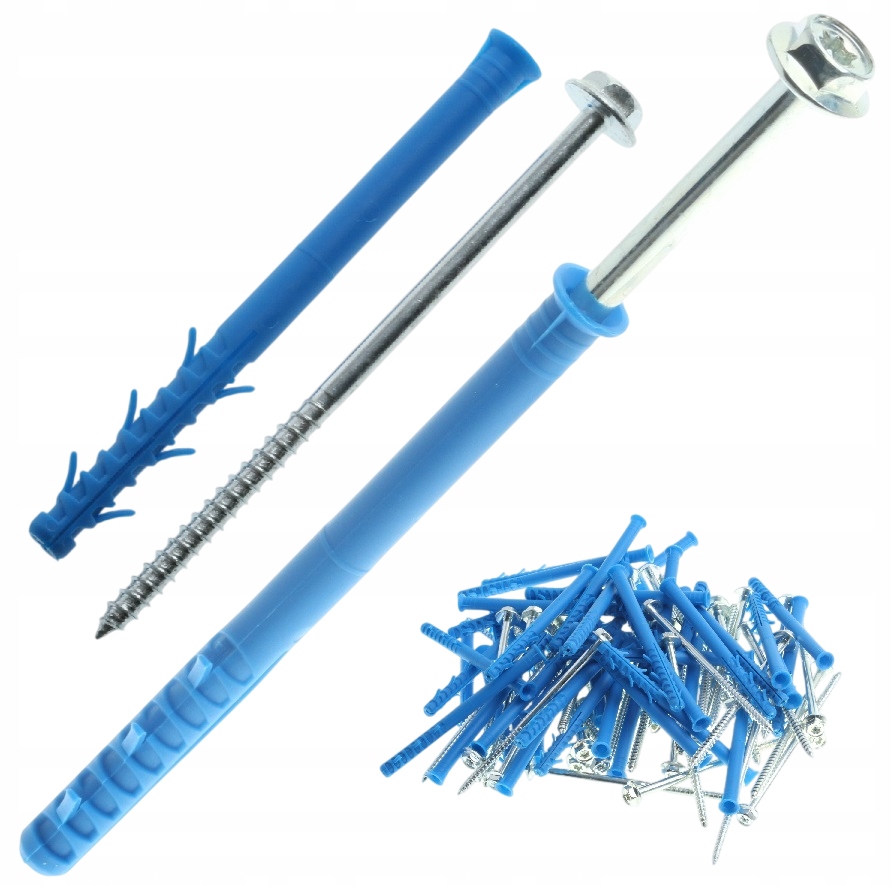 Rámové Kolíky S Šestihranným Podložkovým Vrutem 10 x 160 mm 50 ks Kolíků