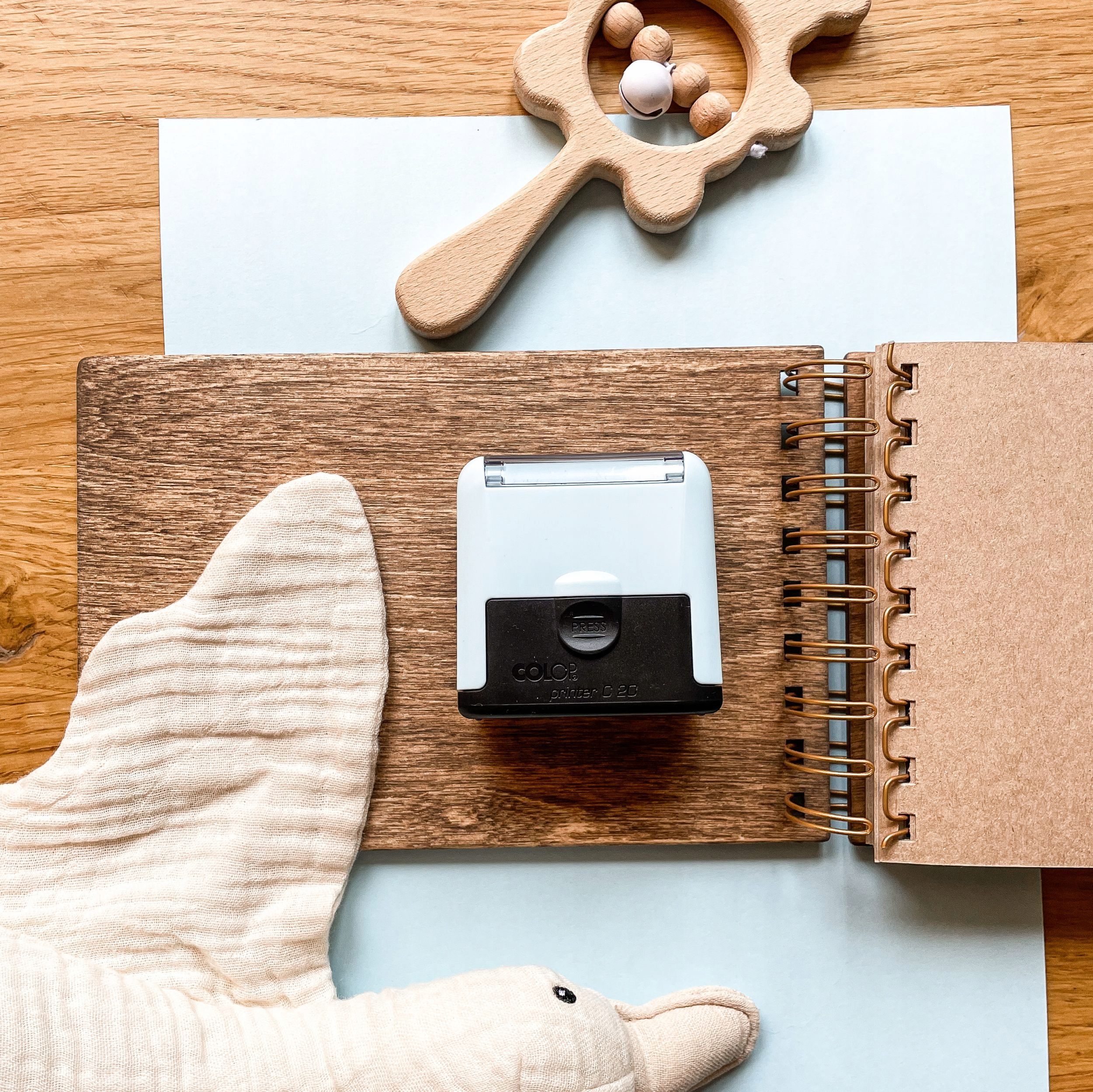 COLOP Printer Compact PRO C30 z gumką PASTELOWY NIEBIESKI EAN (GTIN) 9004362539261