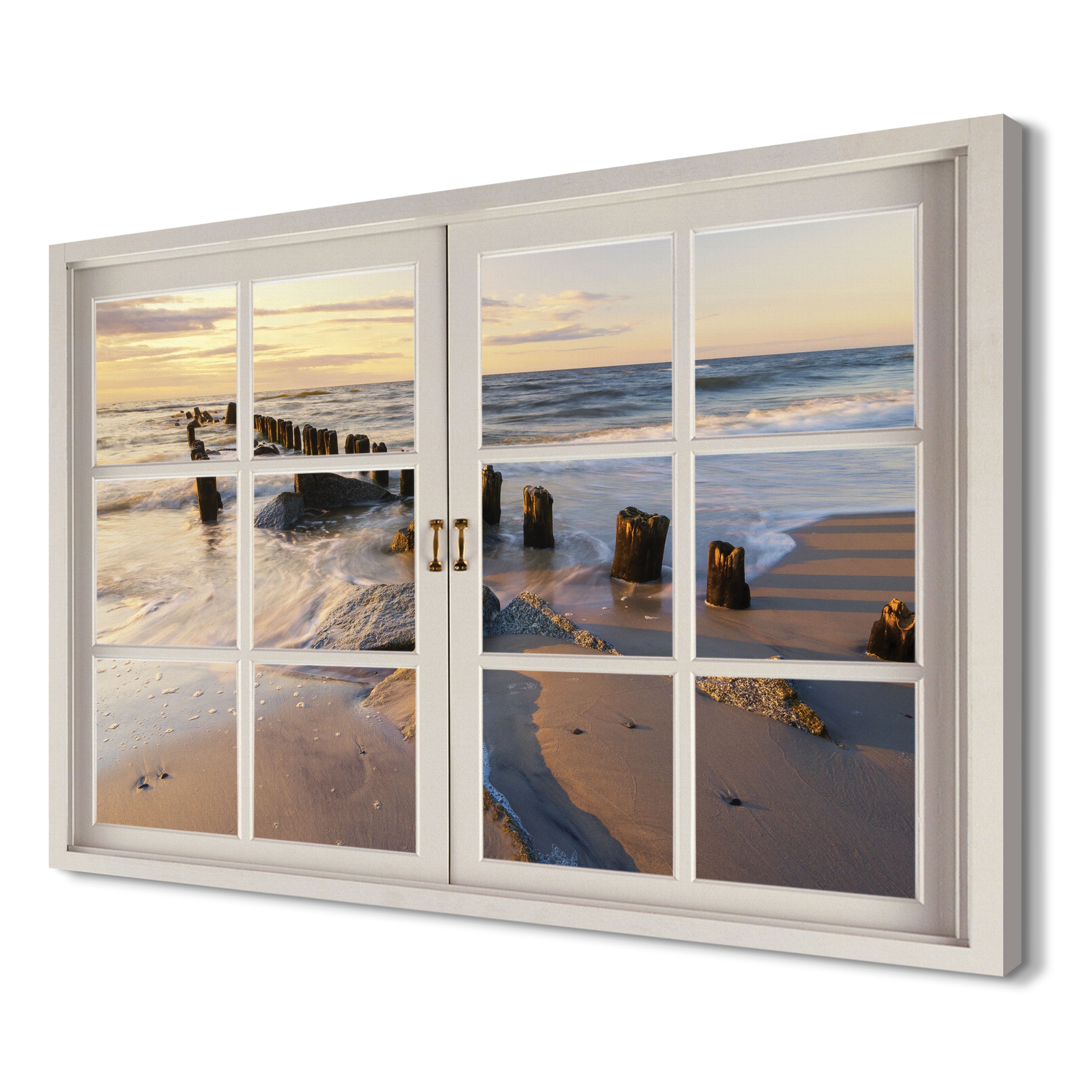 

Plaża Morze do kuchni 120x80 Obraz okno canvas 3d