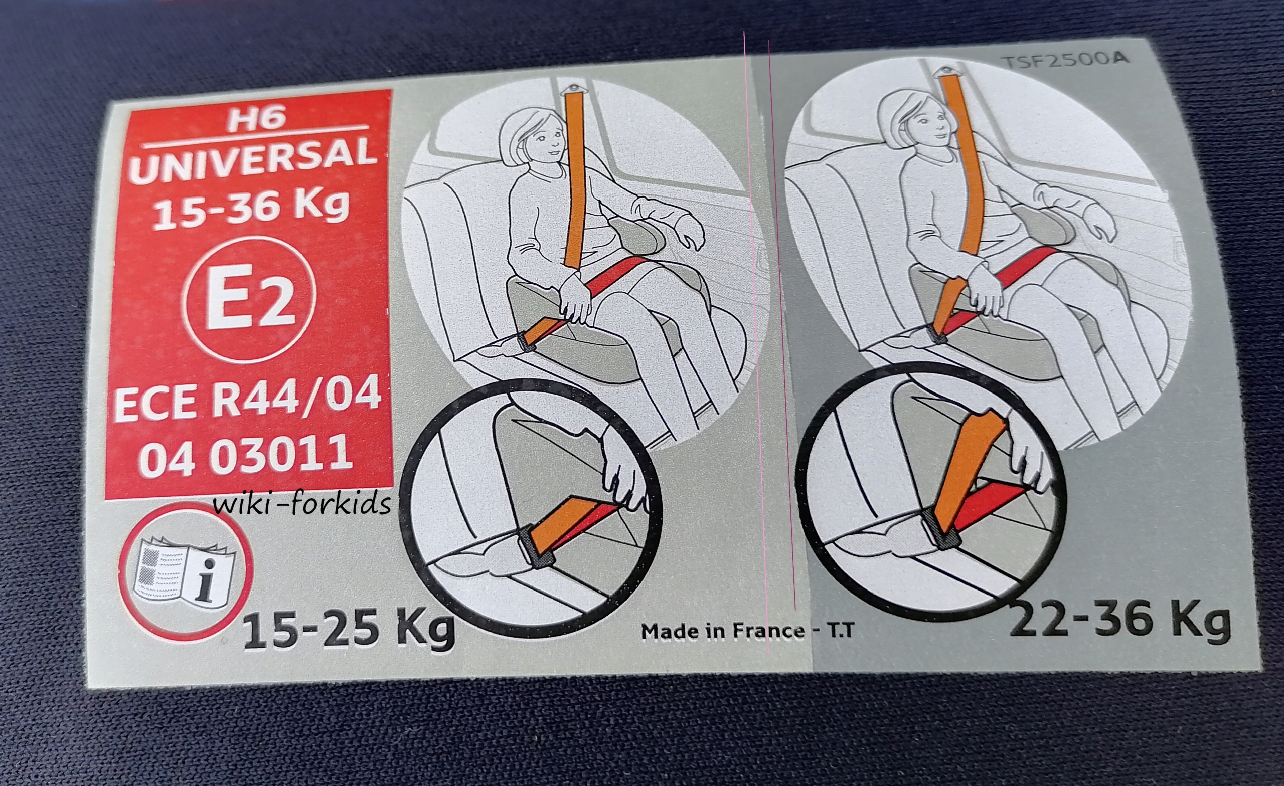 FOTELIK SAMOCHODOWY PODKŁADKA DUŻA DRIME 15-36 KG Kod producenta 545023