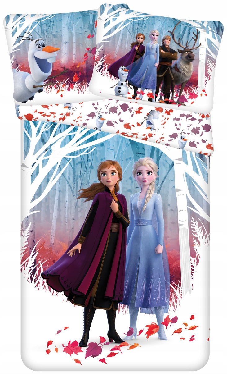 

Pościel 140x200 Elza Olaf Frozen 2 Kraina Lodu II