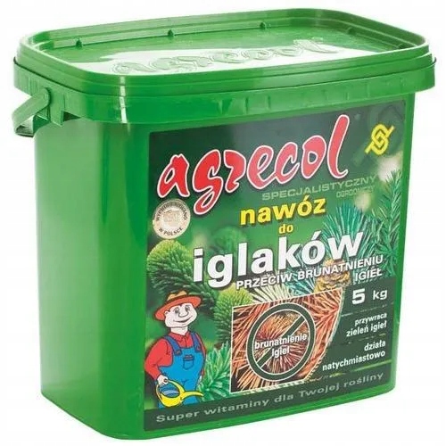

Agrecol Nawóz do iglaków przeciw brunatnieniu, 5kg