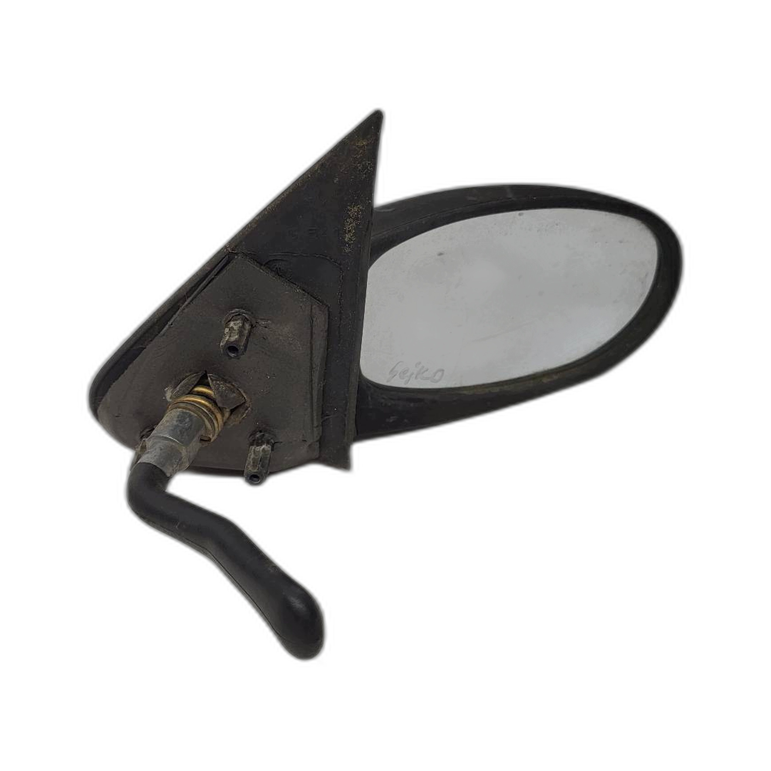 mirror right manually Fiat Seicento 0.9 black,
