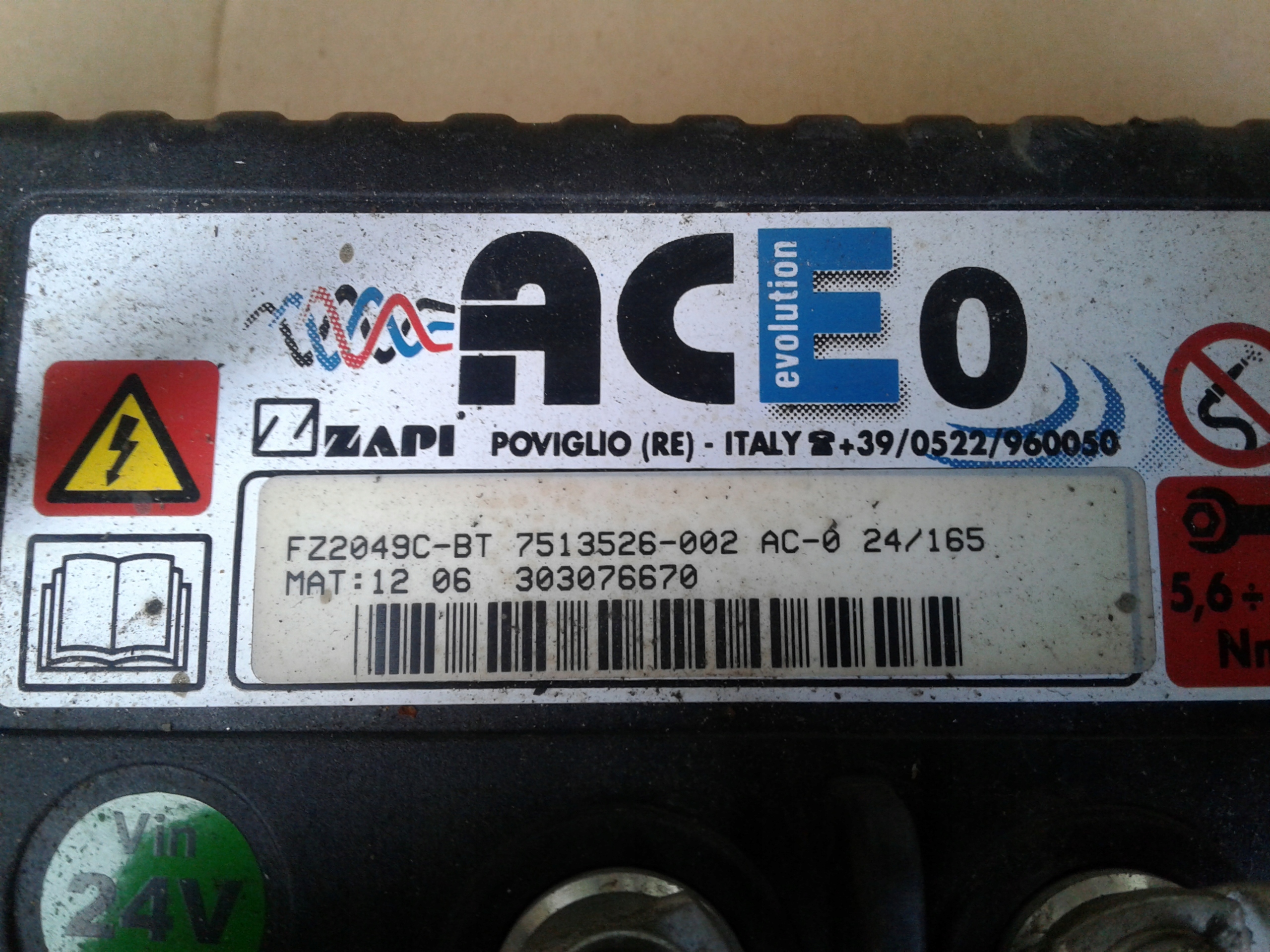 Sterownik Zapi FZ 2049C-BT Numer katalogowy części FZ 2049C-BT