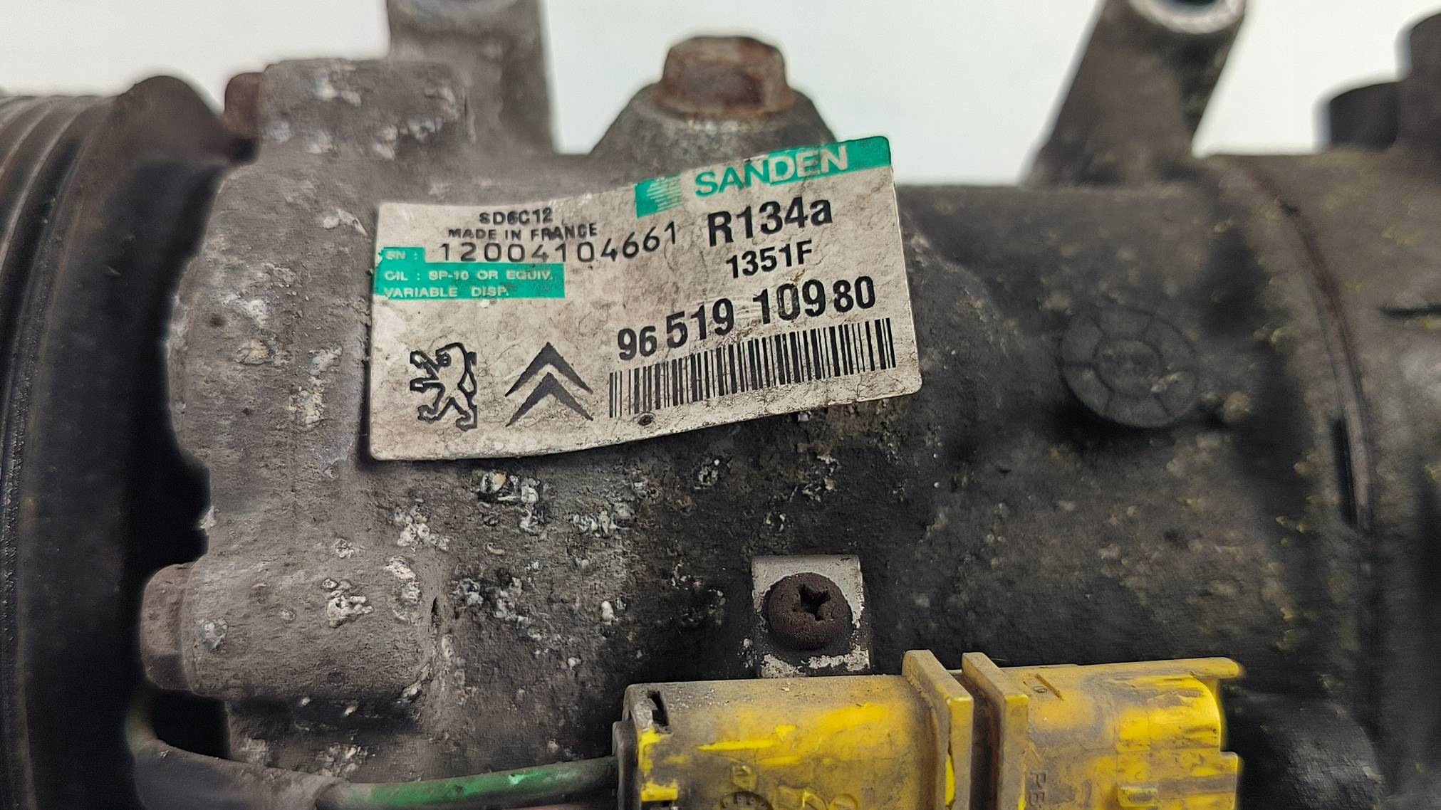 Klimakompressor klimaanlage 9651910980 PEUGEOT 207