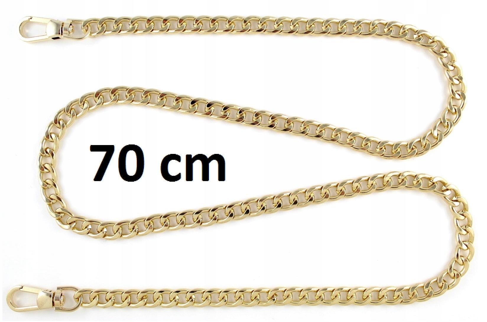 

Łańcuszek dodatkowy Pasek do torebki Złoty 70 cm