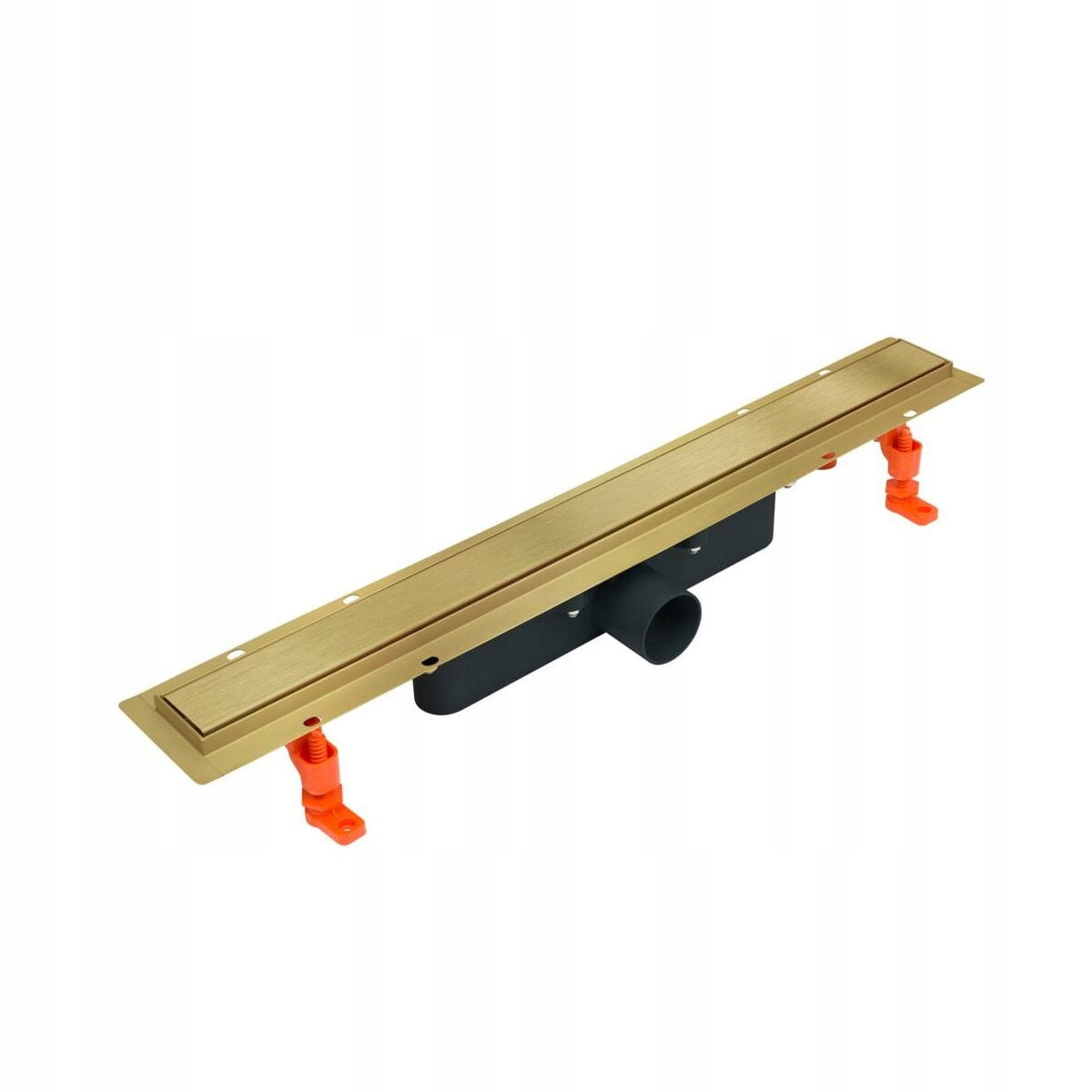 Lineární odtok 60 cm, zlatá kartáčovaná barva
