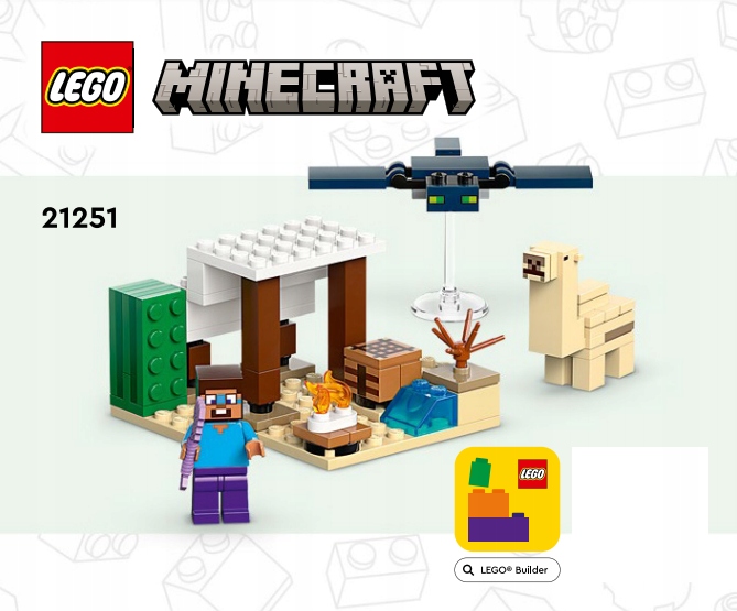 LEGO INSTRUKCJA z zestawu MINECRAFT 21251 (20g)