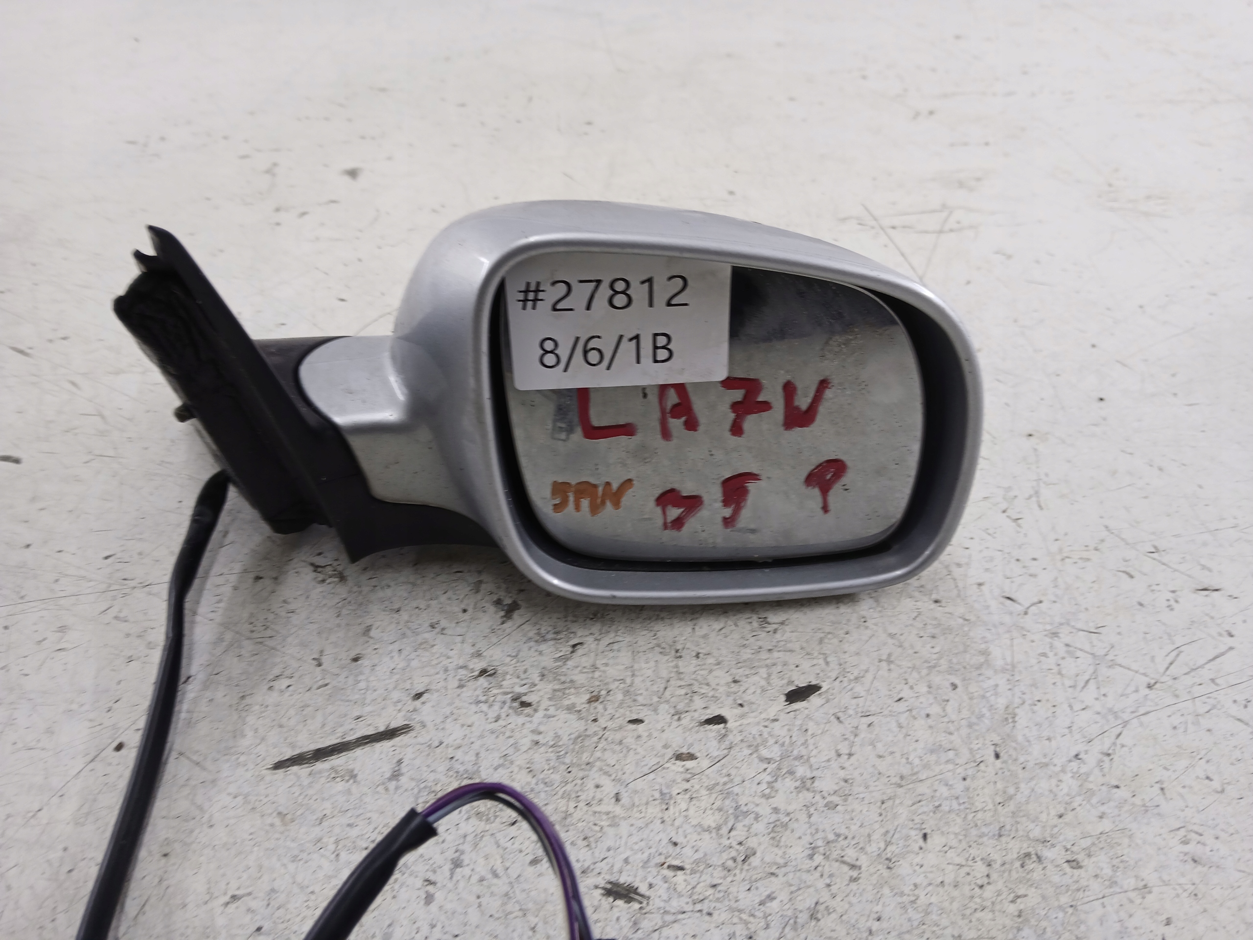 VW PASSAT B5 mirror right LA7W 5 PIN