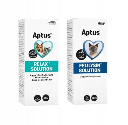 Levně Aptus Relax Solution 30 Ml+aptus Felilysintm Solution L-lysin 50 ml Set