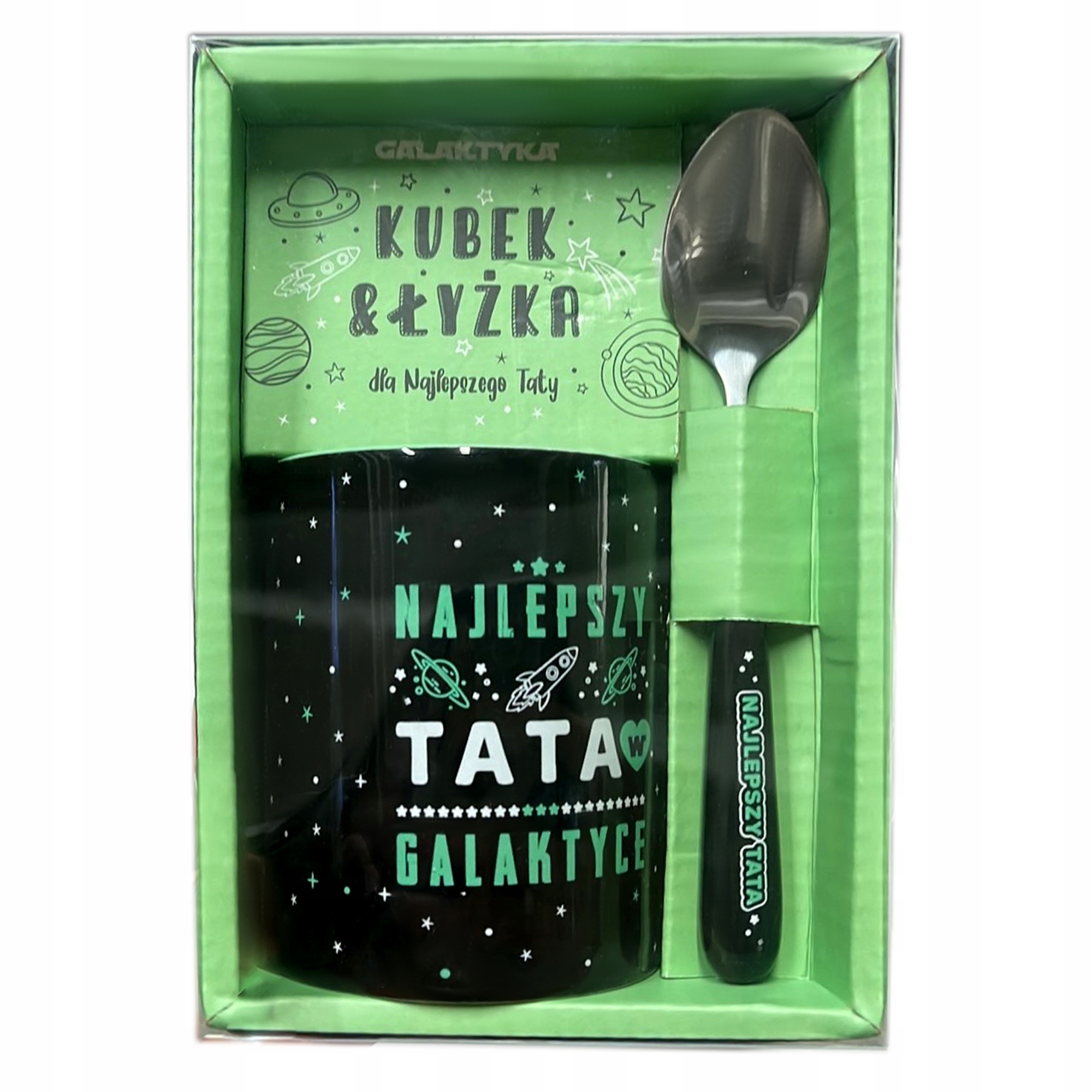 

Zestaw Prezentowy Dla Taty Kubek+łyżka Galaxy