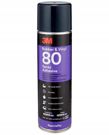 Klej Szybkoschnący Do Gumy W Aeroszolu 3M-KLEJAERO-80 500ml