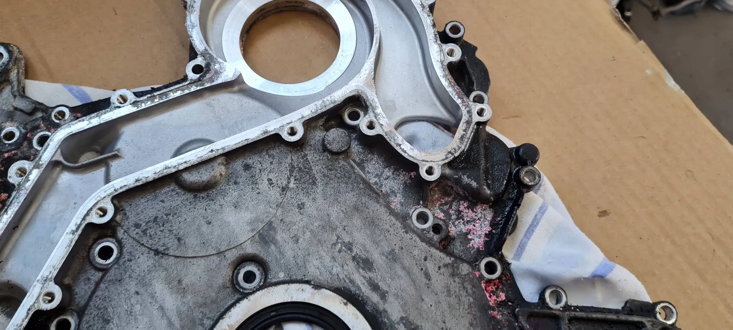 Q7 4M II cover gearbox cover 3.0 TDI 059103153CJ A6 A7 A4 B9 8W CRT