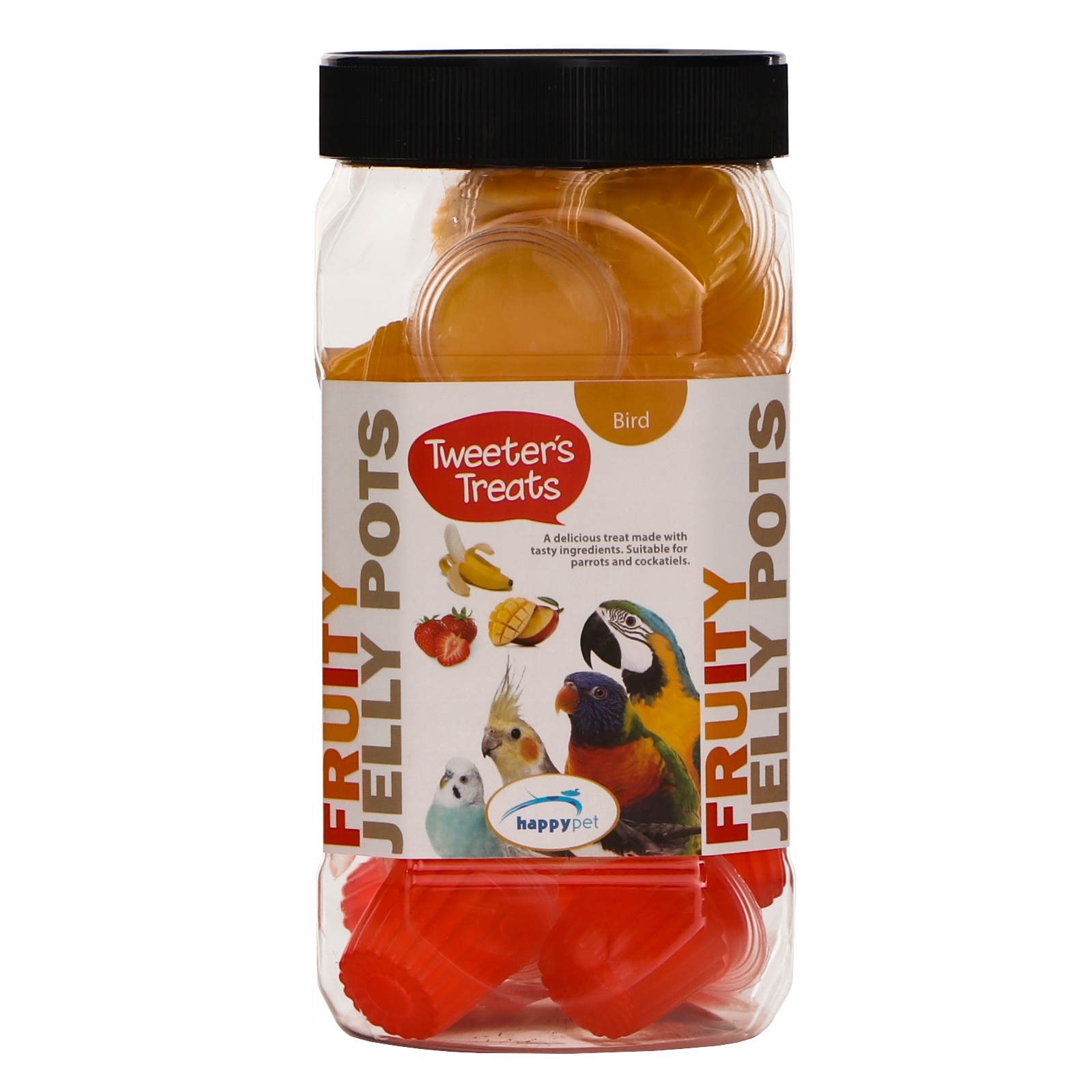 Pokarm W Żelu Dla Ptaków Domowych Papug MIX Smaków Jelly Pots 27 Sztuk