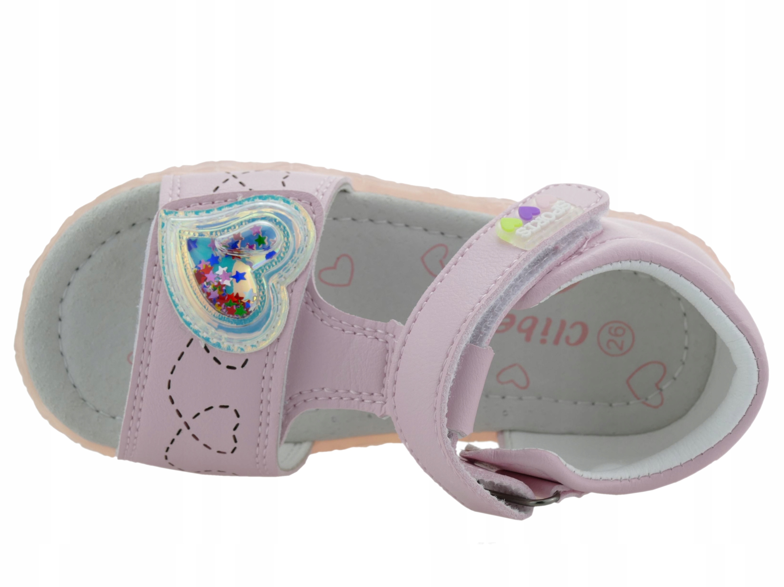 сяючі сандалі для дівчаток Дитяче взуття 27 колір багатобарвний