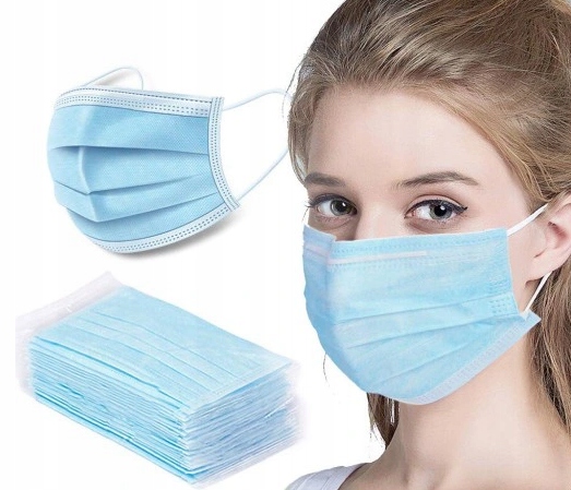 

Maska Maseczka Chirurgiczna Ochronna 3-WARSTW A'50