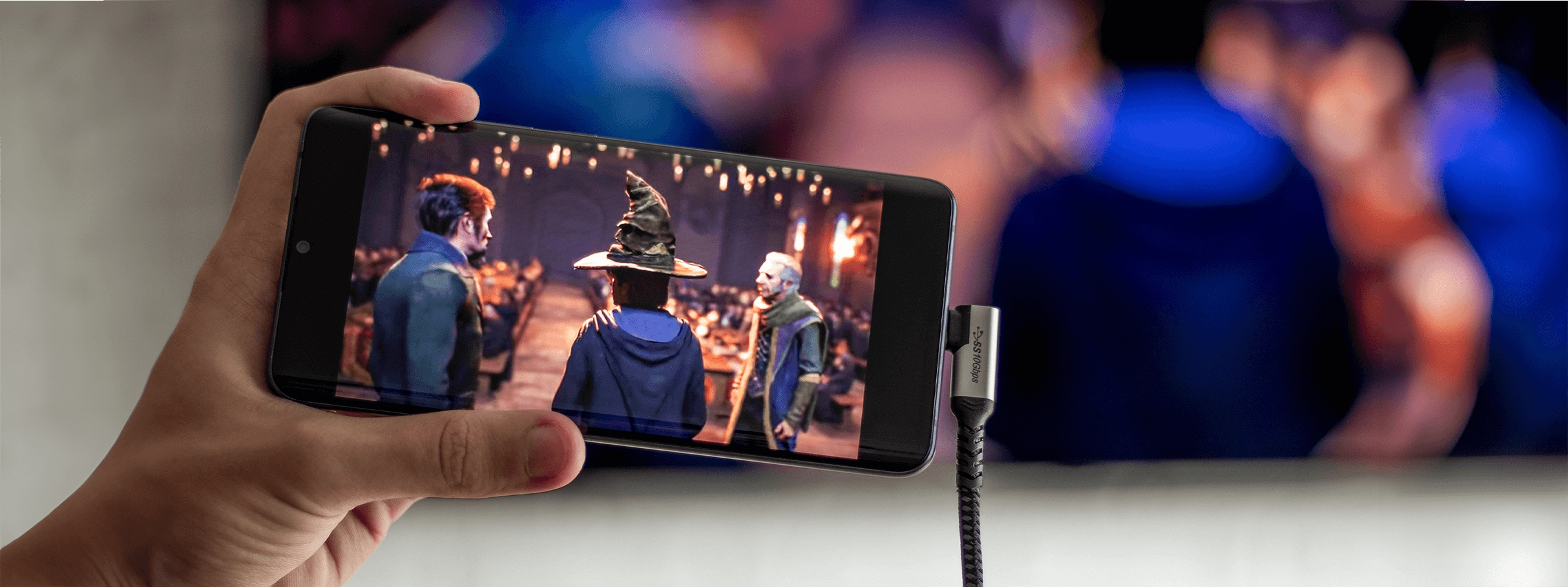 REAGLE Kabel USB-C 3.2 Thunderbolt 4K 60Hz QC 5A PD 100W Kątowy 10 Gb/s 2M Kod producenta RUC200KM