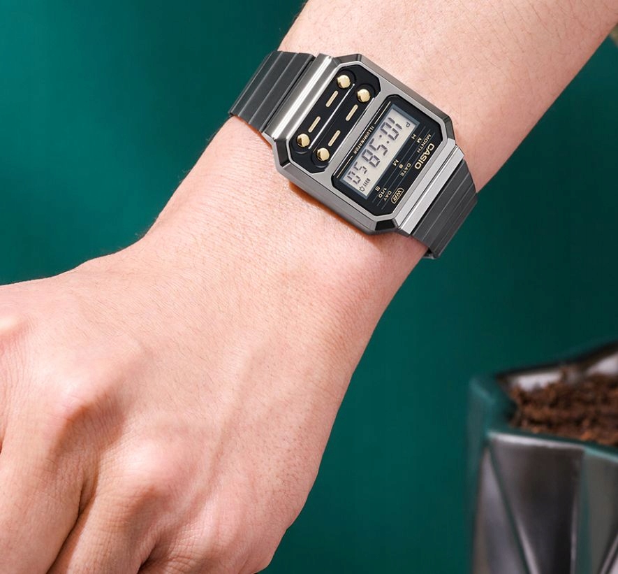 ZEGAREK CASIO VINTAGE A100WEGG RETRO GAME LED +BOX Marka Casio