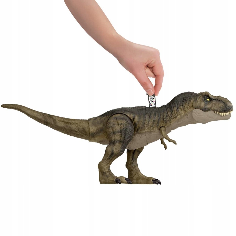 JURASSIC WORLD NISZCZ I POŻERAJ TYRANOSAURUS REX TYRANOZAUR T-REX DINOZAUR Marka Mattel