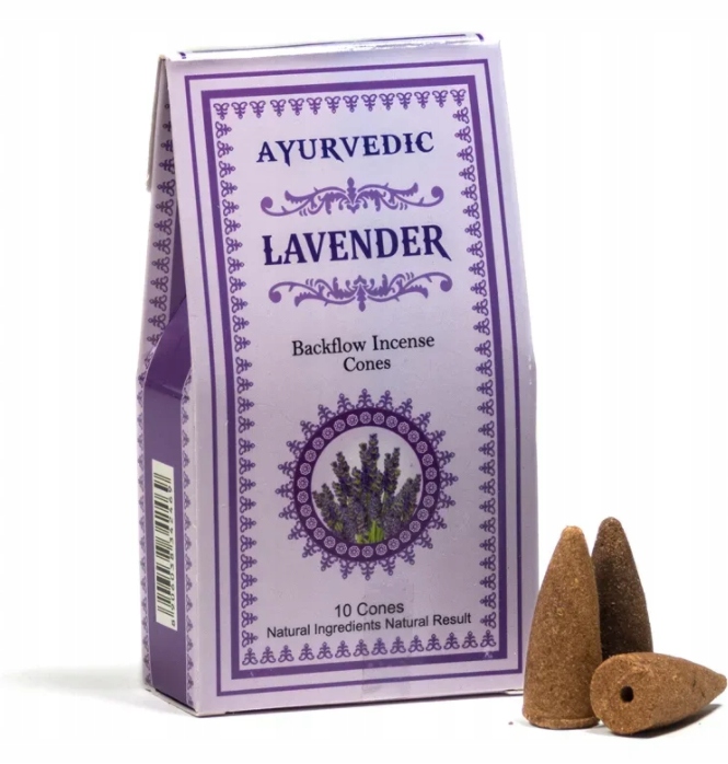 

Kadzidełka Stożkowe Backflow Lawenda Lavender
