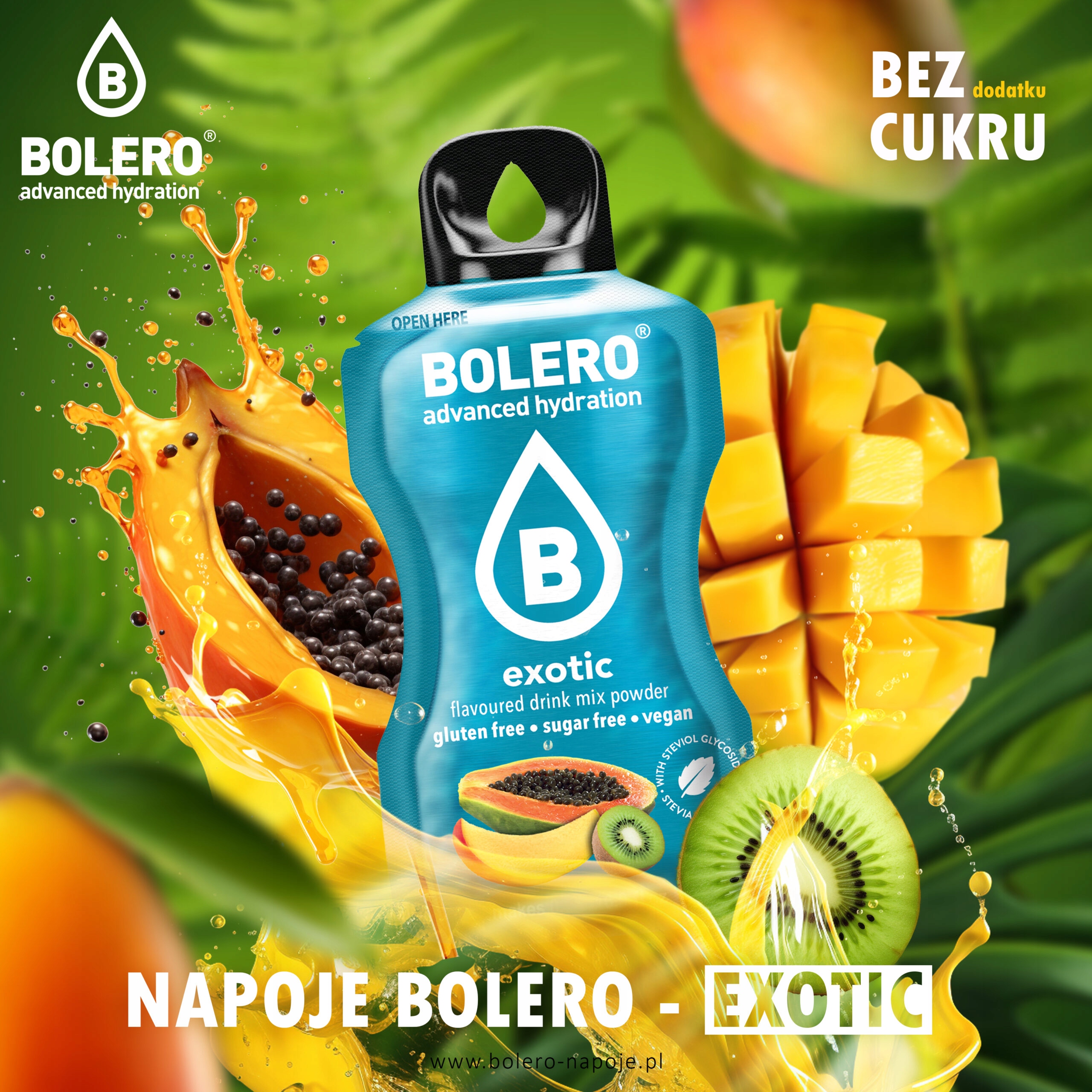 Box Bolero 3g Exotic ze stewią Marka Bolero