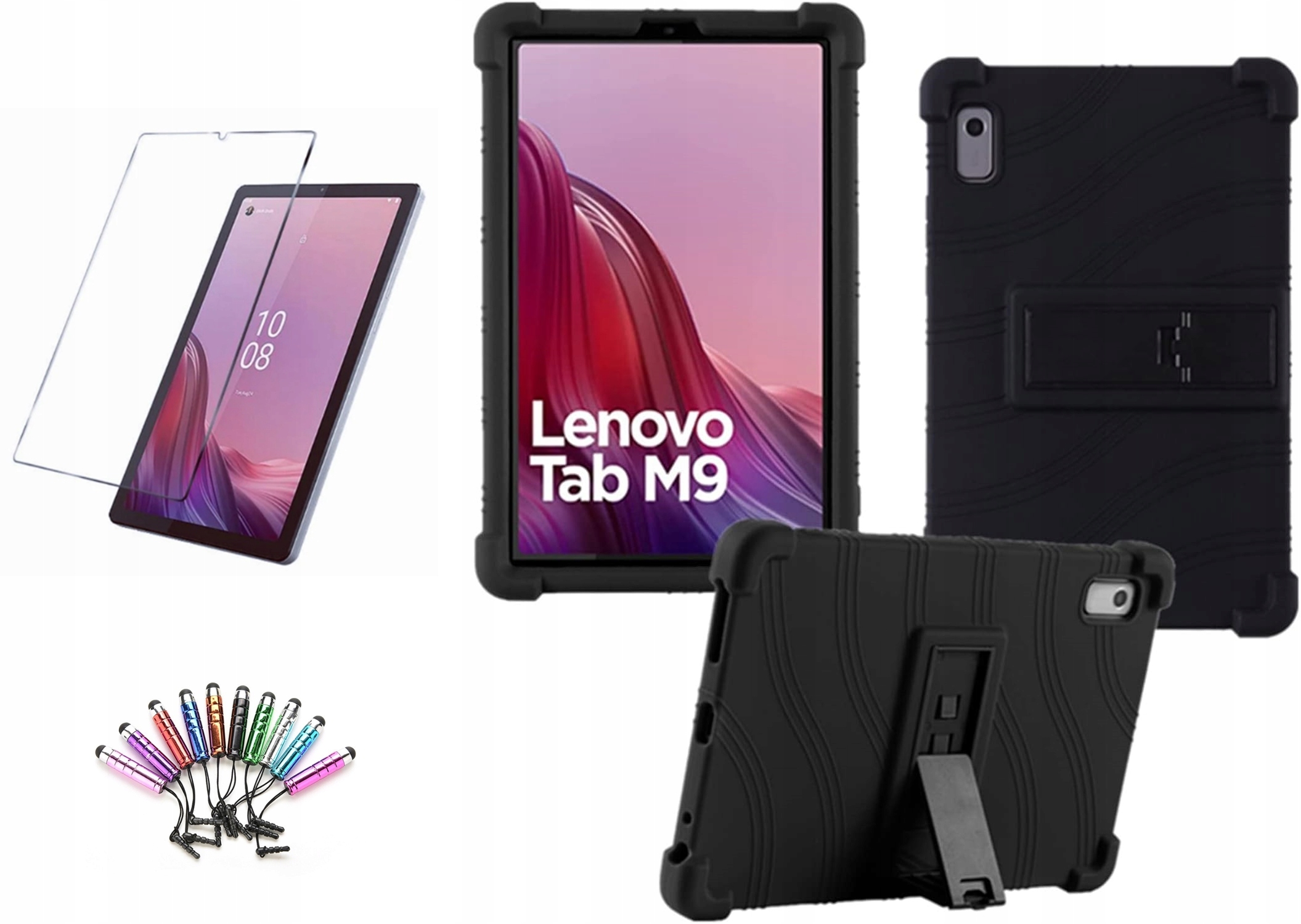 Etui Silikonowe Do Lenovo Tab M9 9" TB310XU TB310FU 2023r. Szkło Rysik
