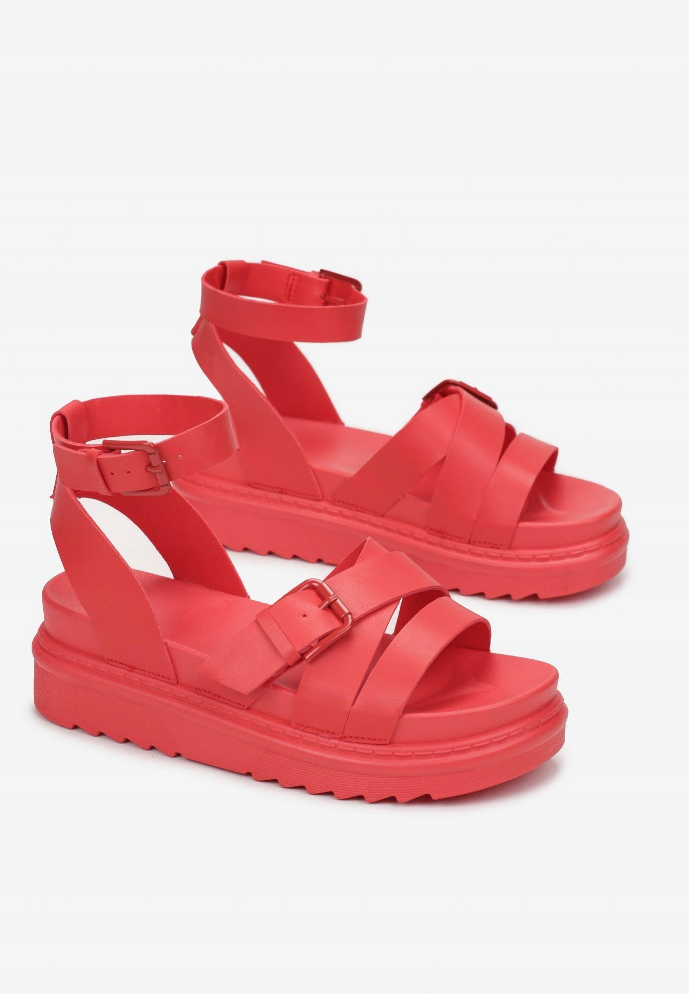 

Renee Czerwone Sandały damskie 39 Casual