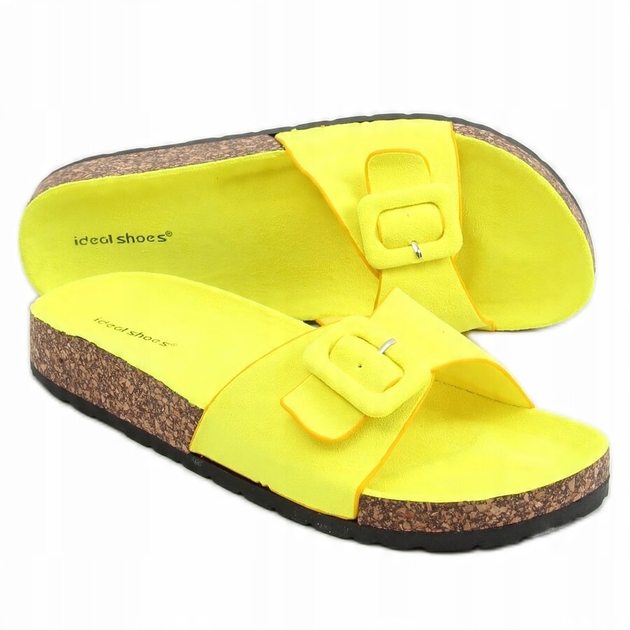 

Klapki damskie żółte L-1056 Yellow r.38